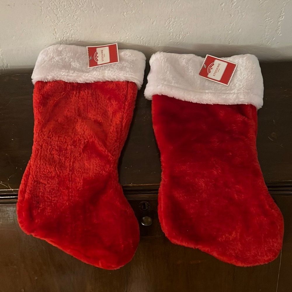 Holiday time, Christmas stockings NWT